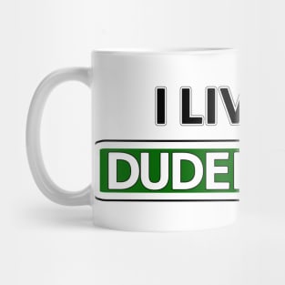 I live on Dudebro Dr Mug